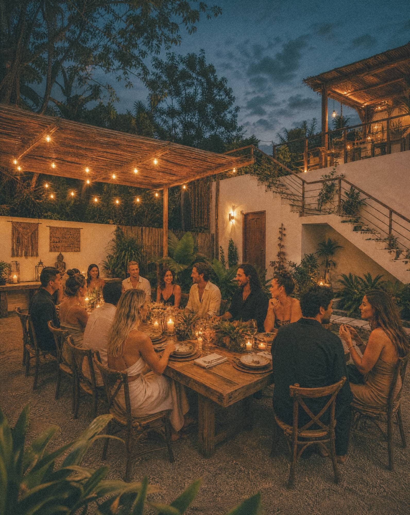 A table of twelve.