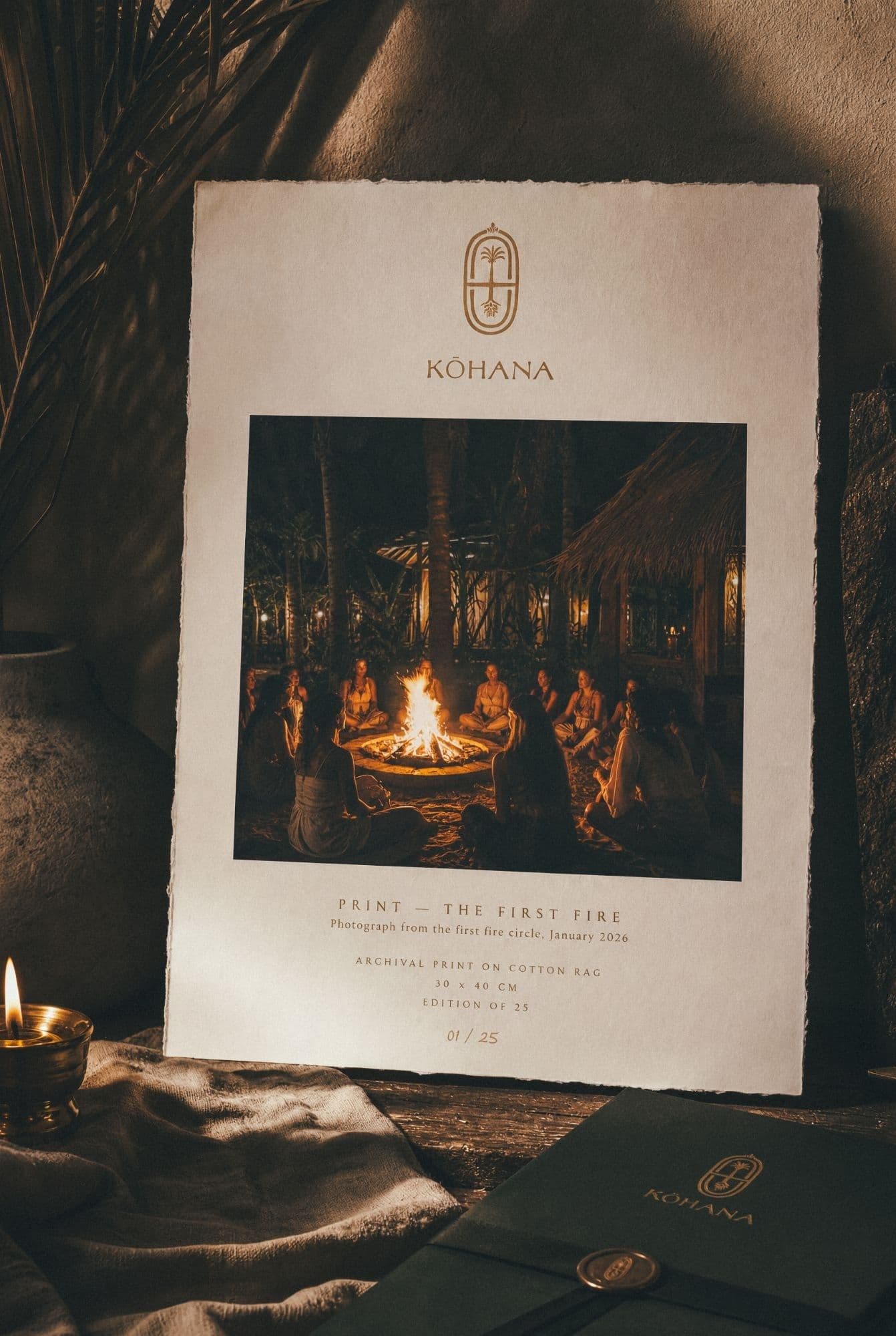 Print · The First Fire